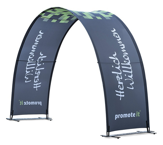 Bannerbow - mobiler Eventbogen